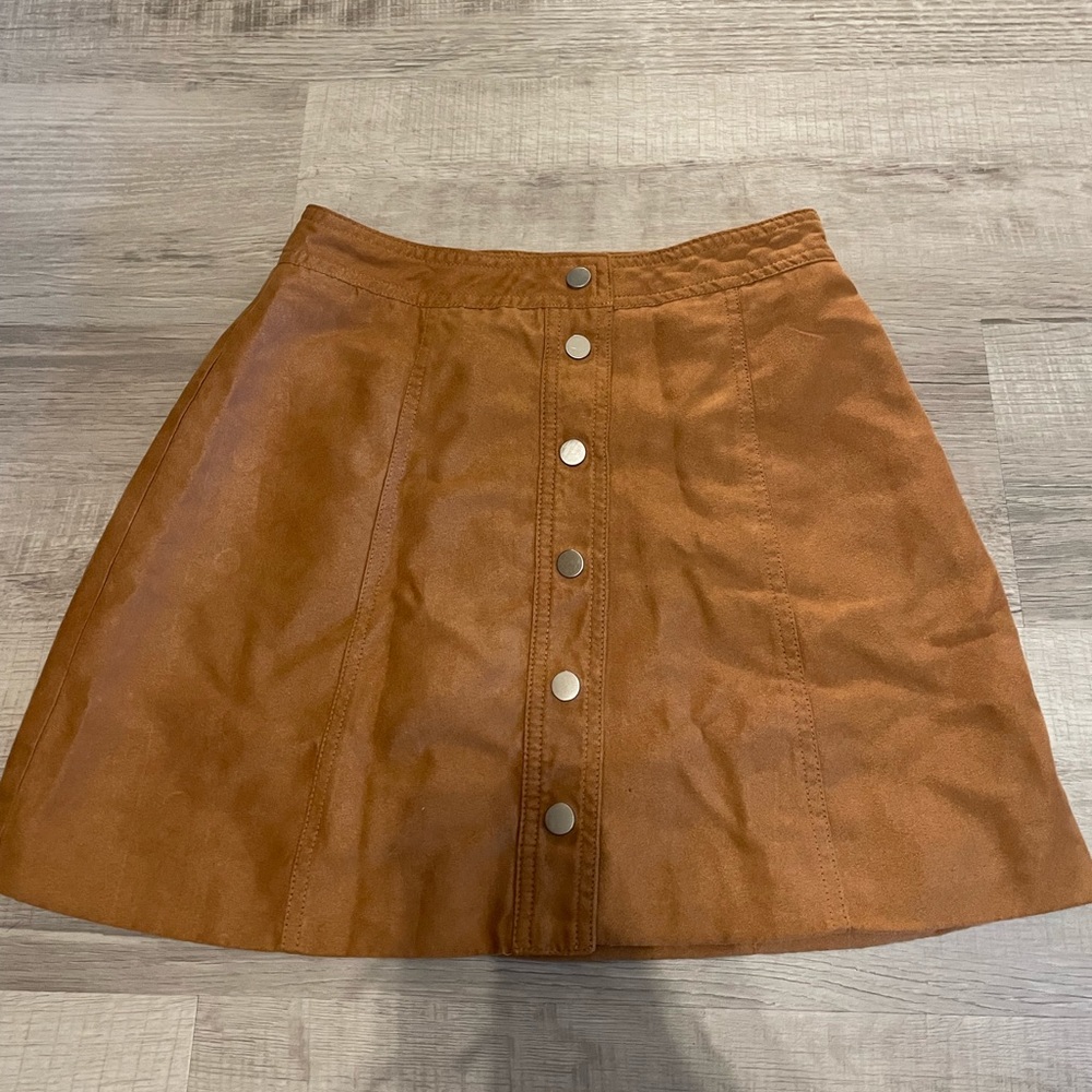 H&M Suede Skirt